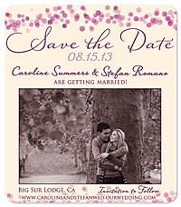 "Romance" Save the Date Magnet